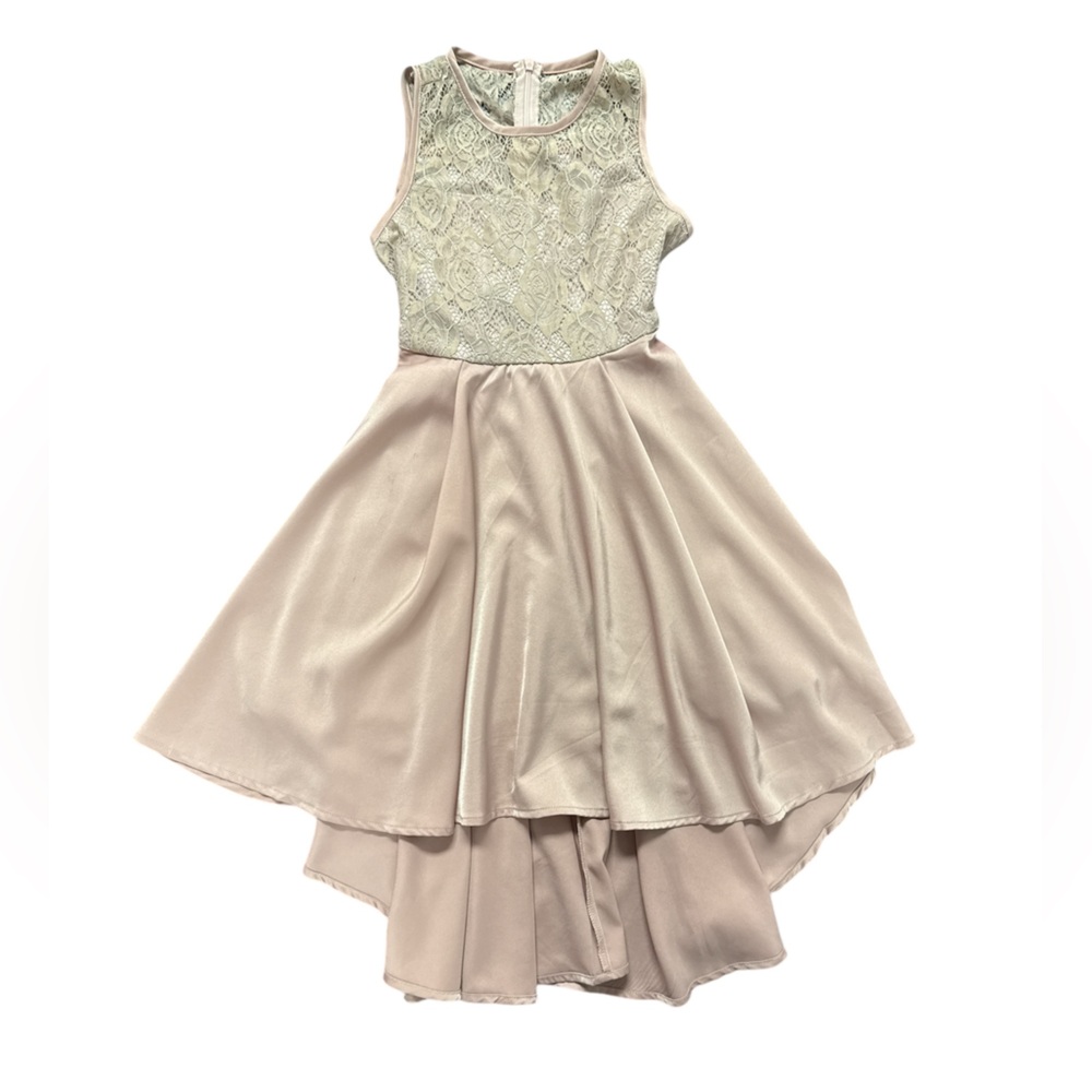 Shein Kids Lace High Low Dress. Size 8Y